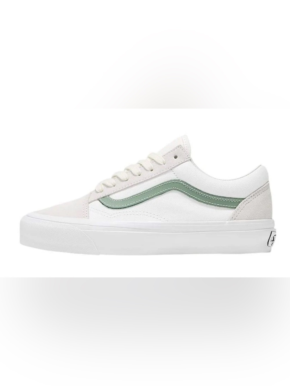 NIB Vans LX Old Skool Women’s 8.5 Sneakers Santorini Blanc/Basil